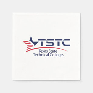 Texas State Technical College Logo Napkin