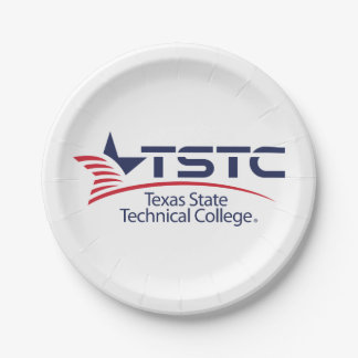 Texas State Technical College Logo Paper Plate