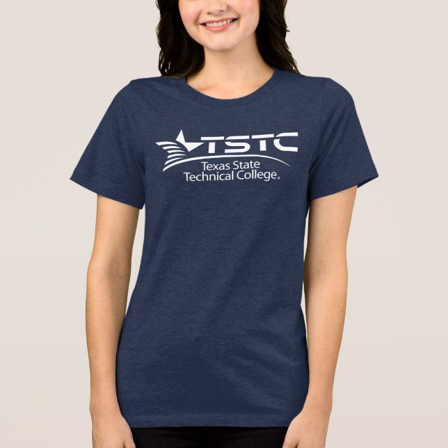 Texas State Technical College Logo Tri-Blend Shirt (Front)