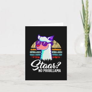 Texas State Test Day Llama Alpaca For Students  Card