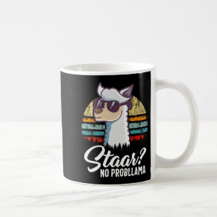 Texas State Test Day Llama Alpaca For Students Gif Coffee Mug
