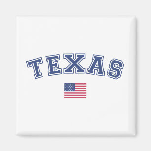 Texas State USA Flag Magnet