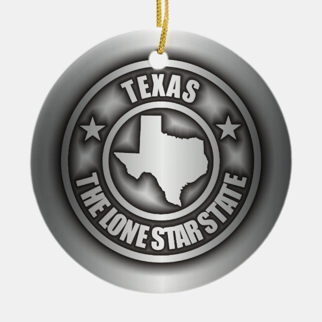 "Texas Steel" Decorative Ornaments (Front)
