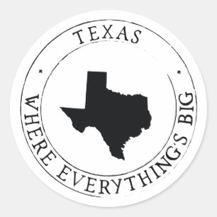 Texas Sticker Envelope Seal