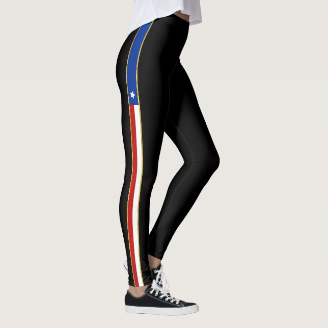 Texas stripe flag leggings (Right)