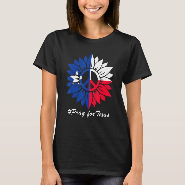 Texas Strong Pray For Texas Students Kids 1 T-Shirt (Front)