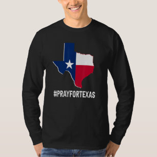 Texas Strong Pray For Texas Students Kids Flag Map T-Shirt