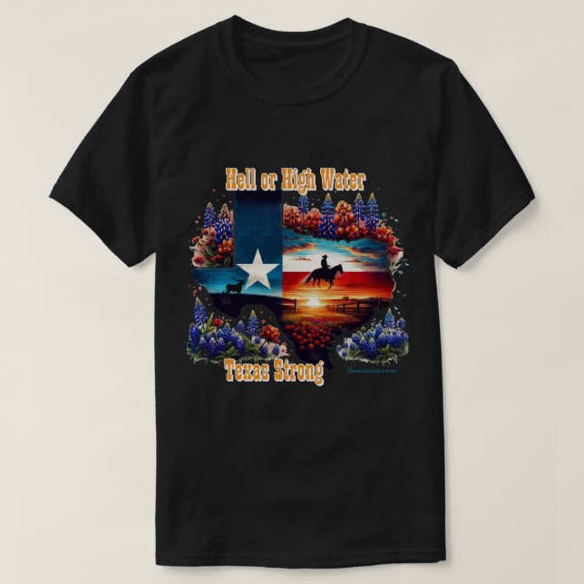 Texas Strong  T-Shirt (Design Front)