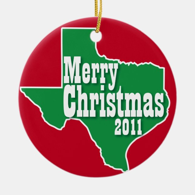 Texas Style Christmas Ornament 2011 (Front)