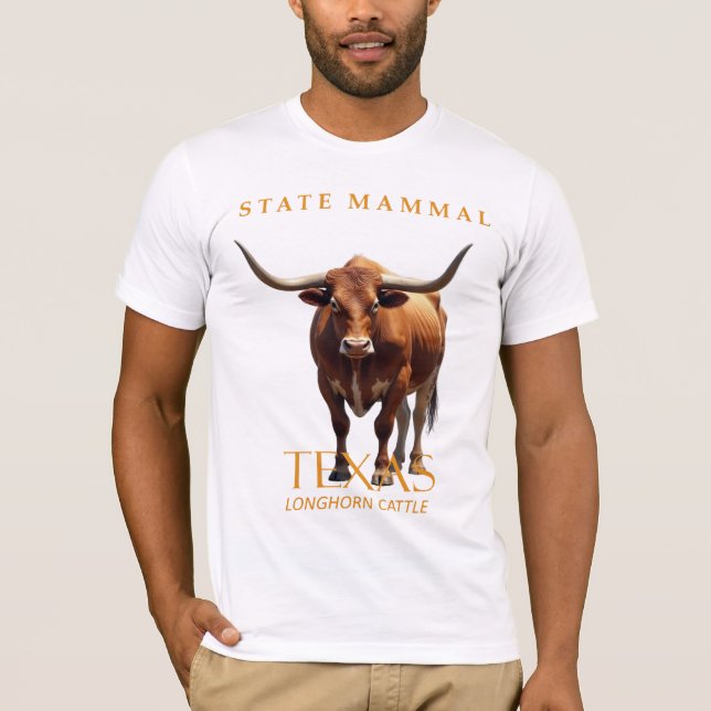 Texas Territory Beef Cattle T-Shirt (Front)