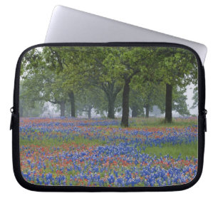 Texas, Texas Hill Country, Texas Paintbrush and Laptop Sleeve