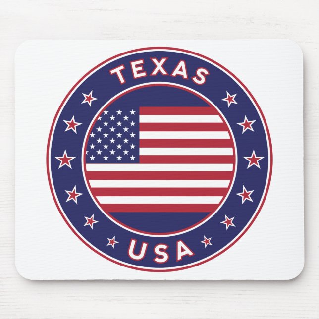 Texas, Texas t-shirt, Texas poster, Texas sticker Mouse Pad (Front)