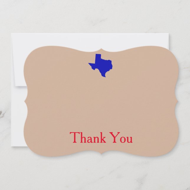 Texas Thank You Cards (Front)