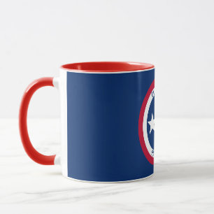 Texas The Lone Star Personalised Flag Mug