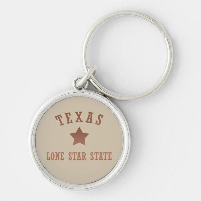 texas the lone star state key ring (Front)