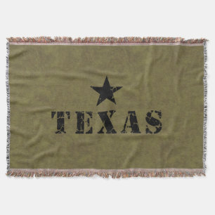 Texas, the Lone Star State Throw Blanket