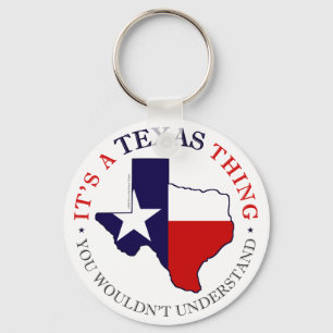Texas Thing Key Ring