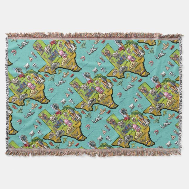 Texas Throw Blanket (Front)