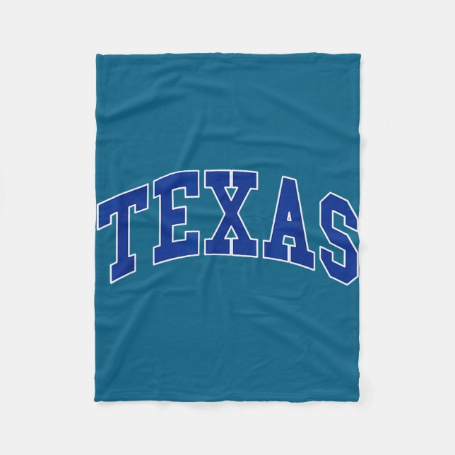 Texas - throwback design - classic  fleece blanket (Front)