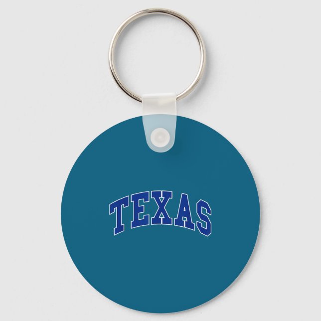 Texas - throwback design - classic  key ring (Front)