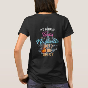Texas to Nashville Road Trip T-Shirts