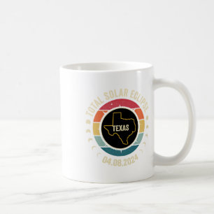 Texas Total Solar Eclipse 2024 American Totality A Coffee Mug
