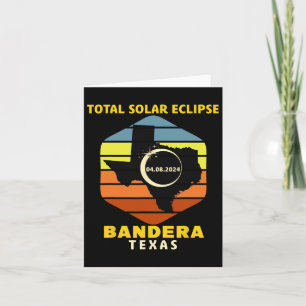 Texas Total Solar Eclipse 2024 Card