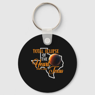 Texas Total Solar Eclipse April 8 2024 Usa Map Tot Key Ring