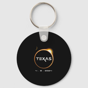 Texas Totality 4.08.2024 Total Solar Eclipse 2024 Key Ring
