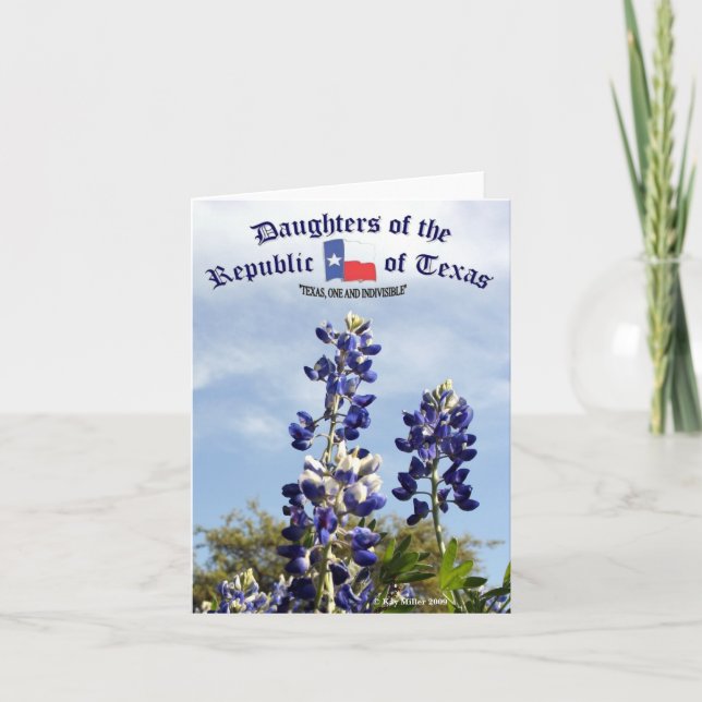 texas towering bluebonnets -k, DRT BUMPER -1A, ... Card (Front)