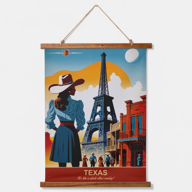 Texas Travel: It's Like A Whole Other Country Hanging Tapestry (Front)