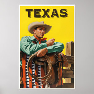Texas Travel Poster