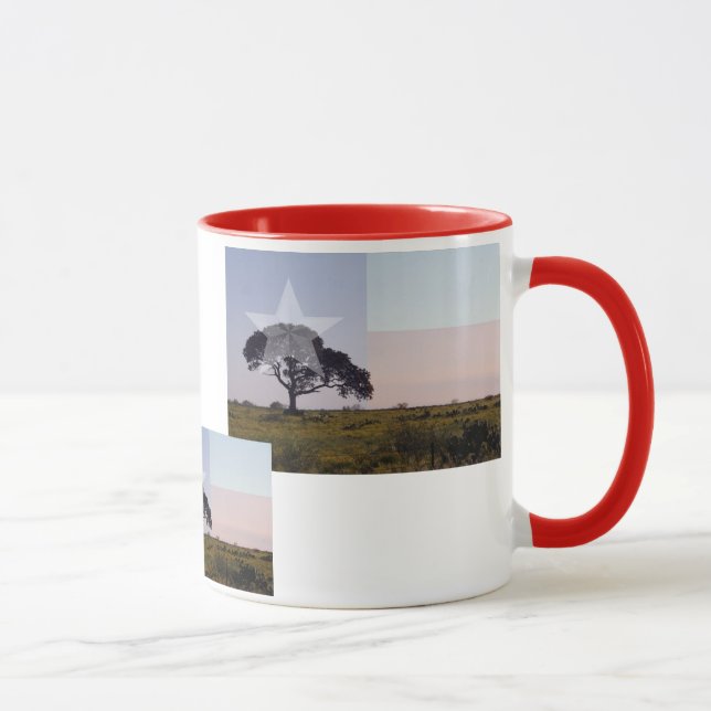 Texas Tree and Flag Mug (Right)