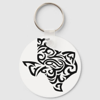 Texas Tribal Art Keychain