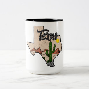 Texas Two-Tone Coffee Mug