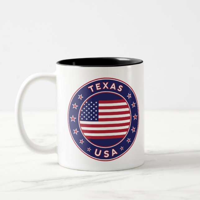 Texas Two-Tone Coffee Mug (Left)
