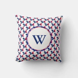 TEXAS USA Christian Blessed Nation Monogram Custom Cushion