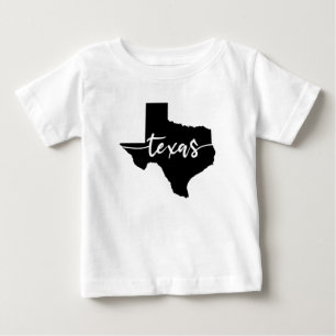 Texas USA State Map Baby T-Shirt