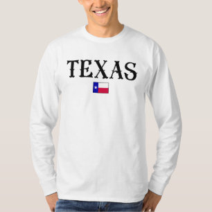 Texas USA State Map Flag T-Shirt