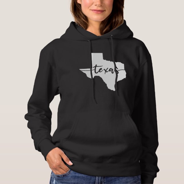 Texas USA State Map Hoodie (Front)