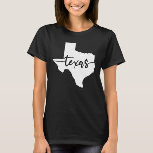 Texas USA State Map T-Shirt
