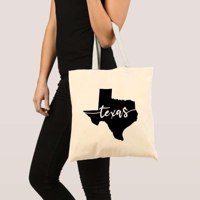 Texas USA State Map Tote Bag (Front (Product))