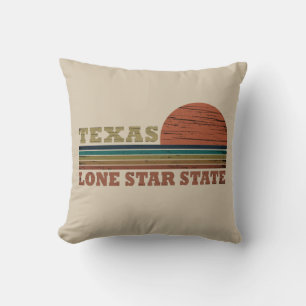 Texas vintage sunset cushion