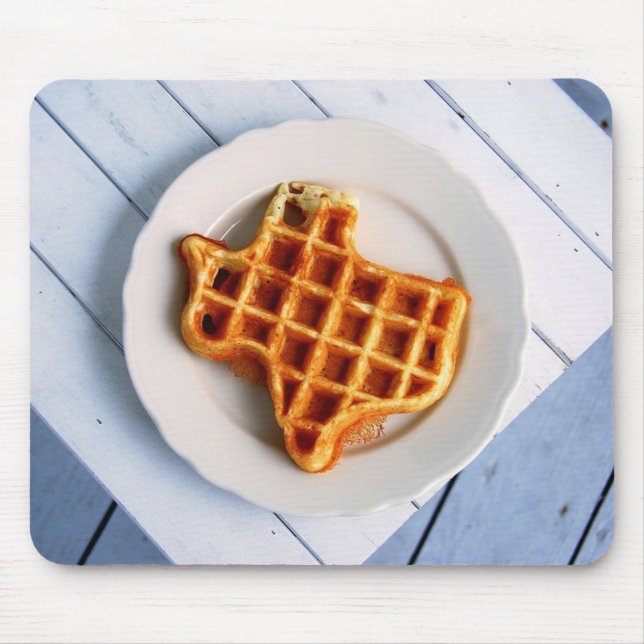 Texas Waffle Mouse Pad (Front)
