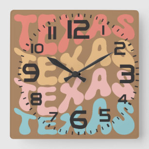 Texas wall clock
