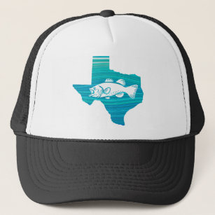 Texas Wave Fishing Trucker Hat
