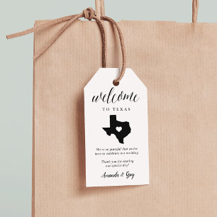 Texas Wedding Welcome Gift Tags