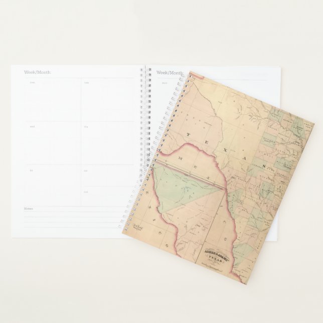 Texas, Western Portion Planner (Display)