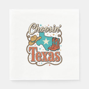 Texas Western Vintage Cowgirl Graphic T-Shirt Desi Napkin