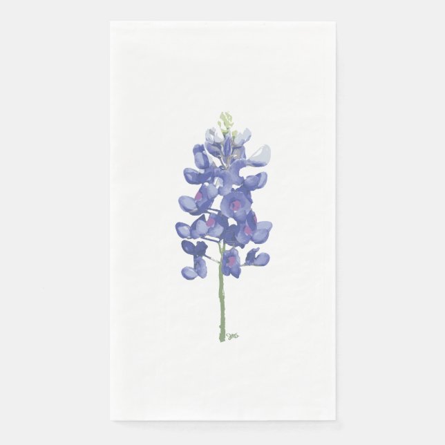 Texas Wild Flower Bluebonnet Napkin (Front)